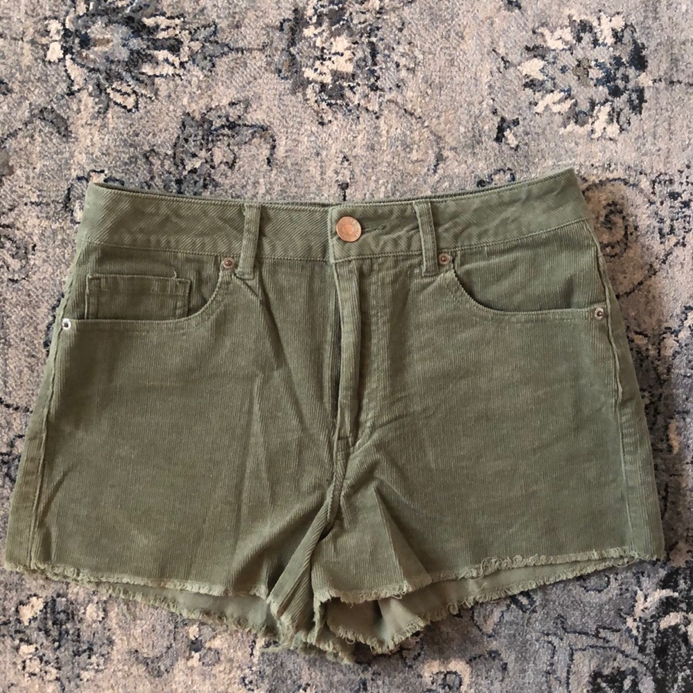 FOREVER 21 high waisted corduroy shorts